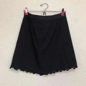 J Crew lace Black skirt